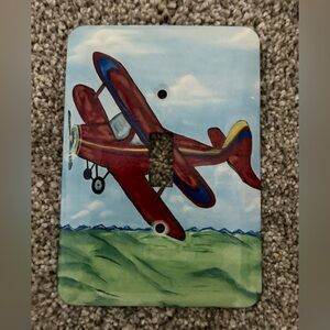 Biplane Switch Plate